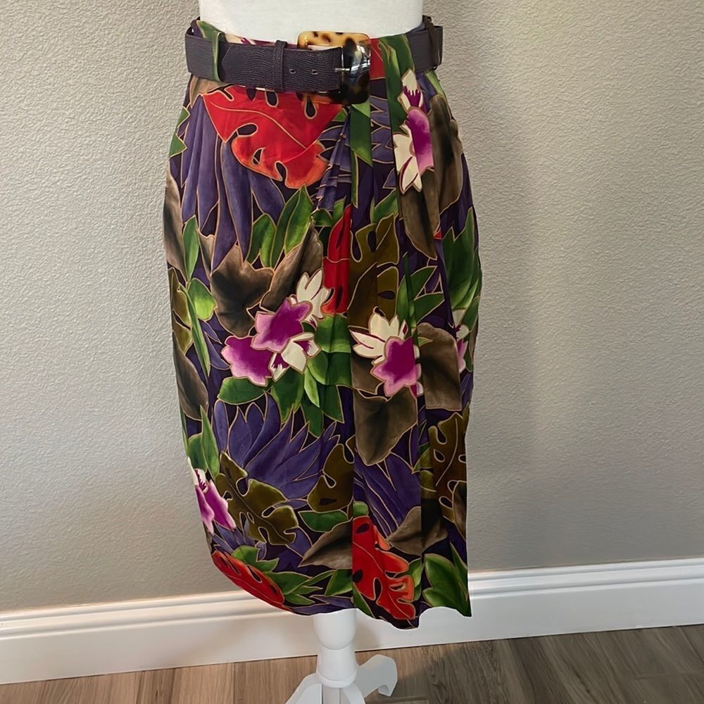 Dana Bachman Vintage Silk Skirt